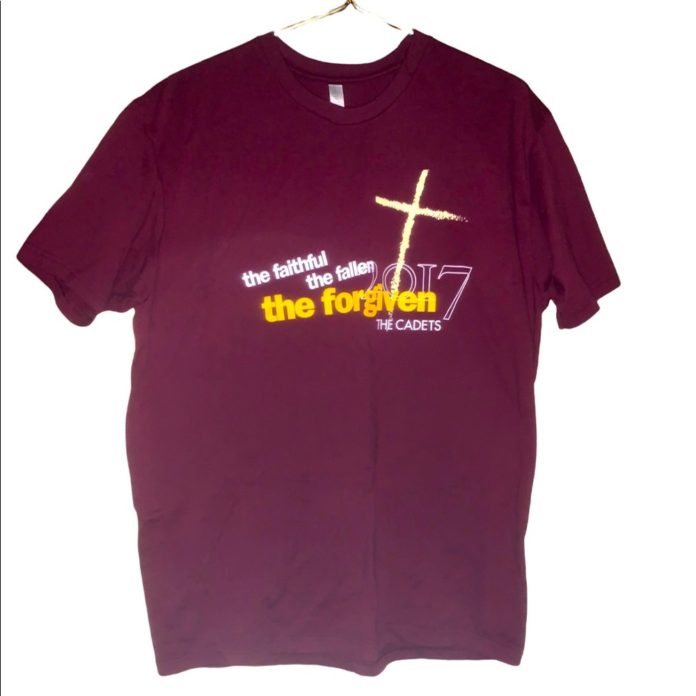 2017 concert tour shirt the Cadets The faithful, the fallen, the forgiven